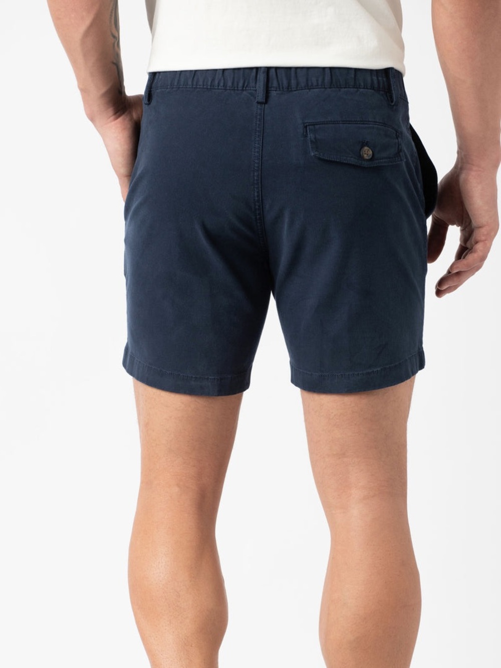 Chubbies Stretch Shorts in Navy 5.5” Inseam Originals Size Medium - Picture 3 of 13